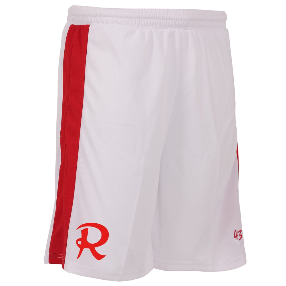 R Basketball Short PRO weiß/rot