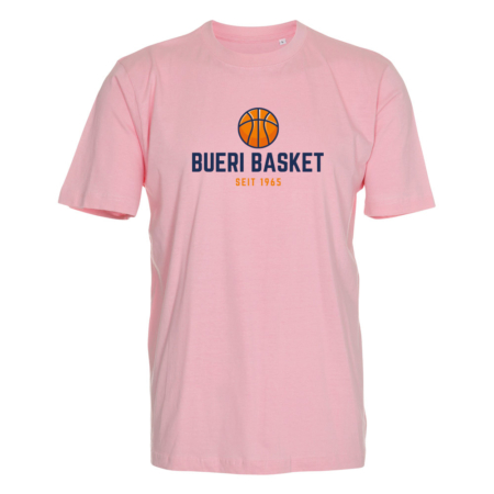Bueri Basket T-Shirt rosa Front