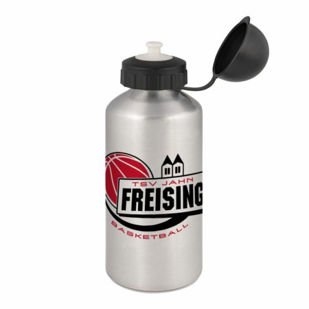 TSV Jahn Freising Basketball Trinkflasche silber