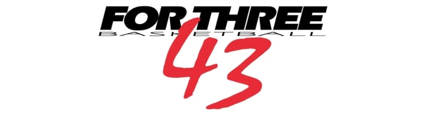 FOR THREE 43 Basketball Logo Saisonstart