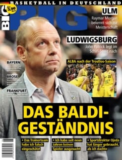 Die Juni-Ausgabe von BIG – Basketball in Deutschland erscheint am 06. Juni.