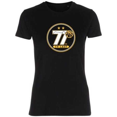 77er TV Lauf Girls Shirt schwarz