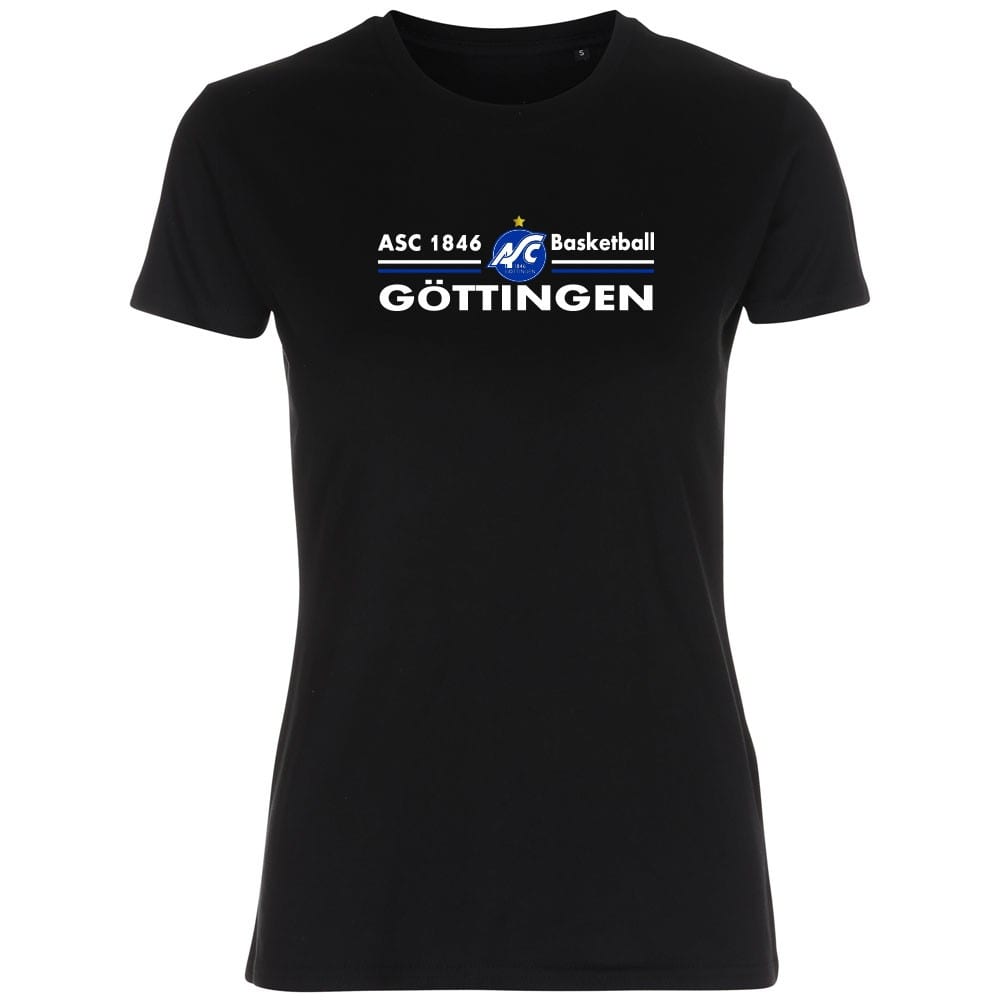 ASC 1846 Göttingen Basketball Lady Fitted Shirt schwarz