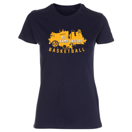 BG Kamp-Lintfort Graffiti Lady Fitted Shirt navy
