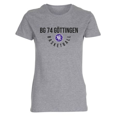 Göttingen City Basketball Lady Fitted Shirt grau