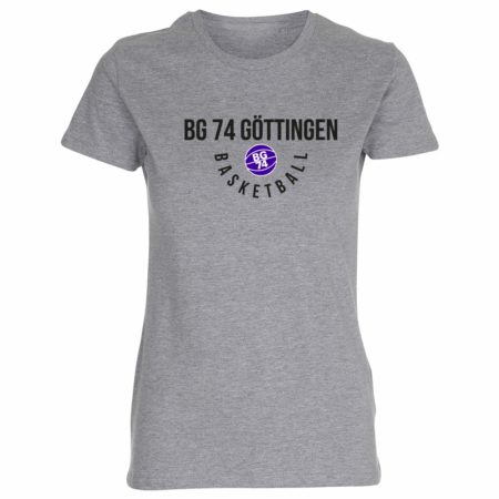 Göttingen City Basketball Lady Fitted Shirt grau