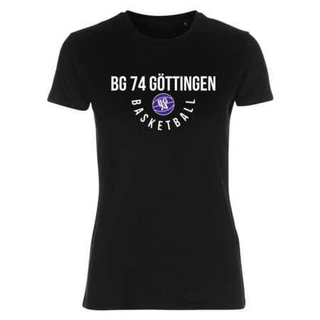 Göttingen City Basketball Lady Fitted Shirt schwarz