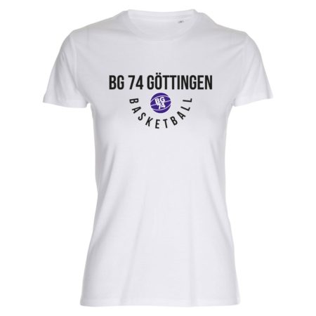 Göttingen City Basketball Lady Fitted Shirt weiß