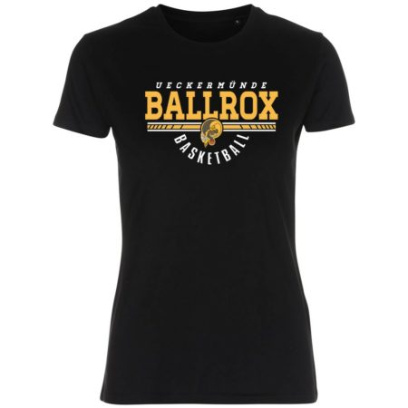 Ballrox City Basketball Lady Fitted Shirt schwarz