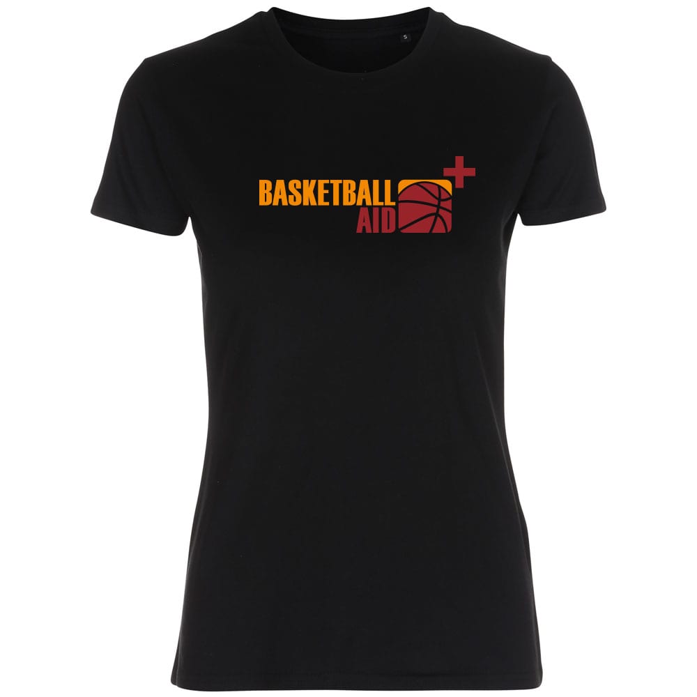 BASKETBALL AID Lady Fitted Shirt schwarz