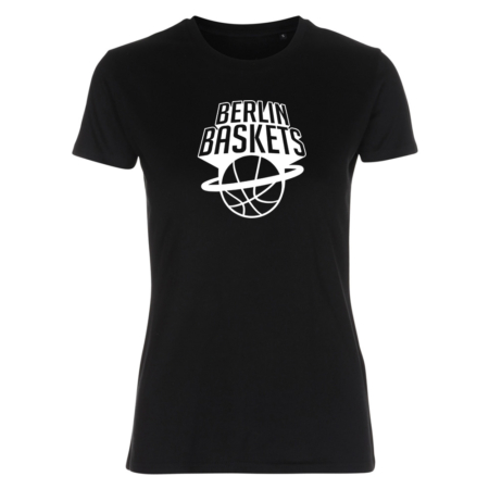 Berlin Baskets Lady Fitted Shirt schwarz