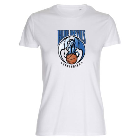 Blue Devils Lady Fitted Shirt weiß