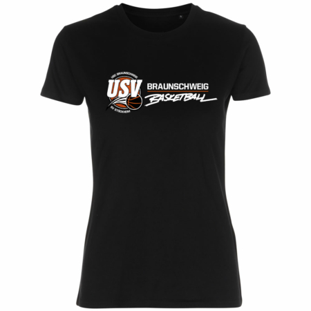 Braunschweig Basketball Lady Fitted Shirt schwarz