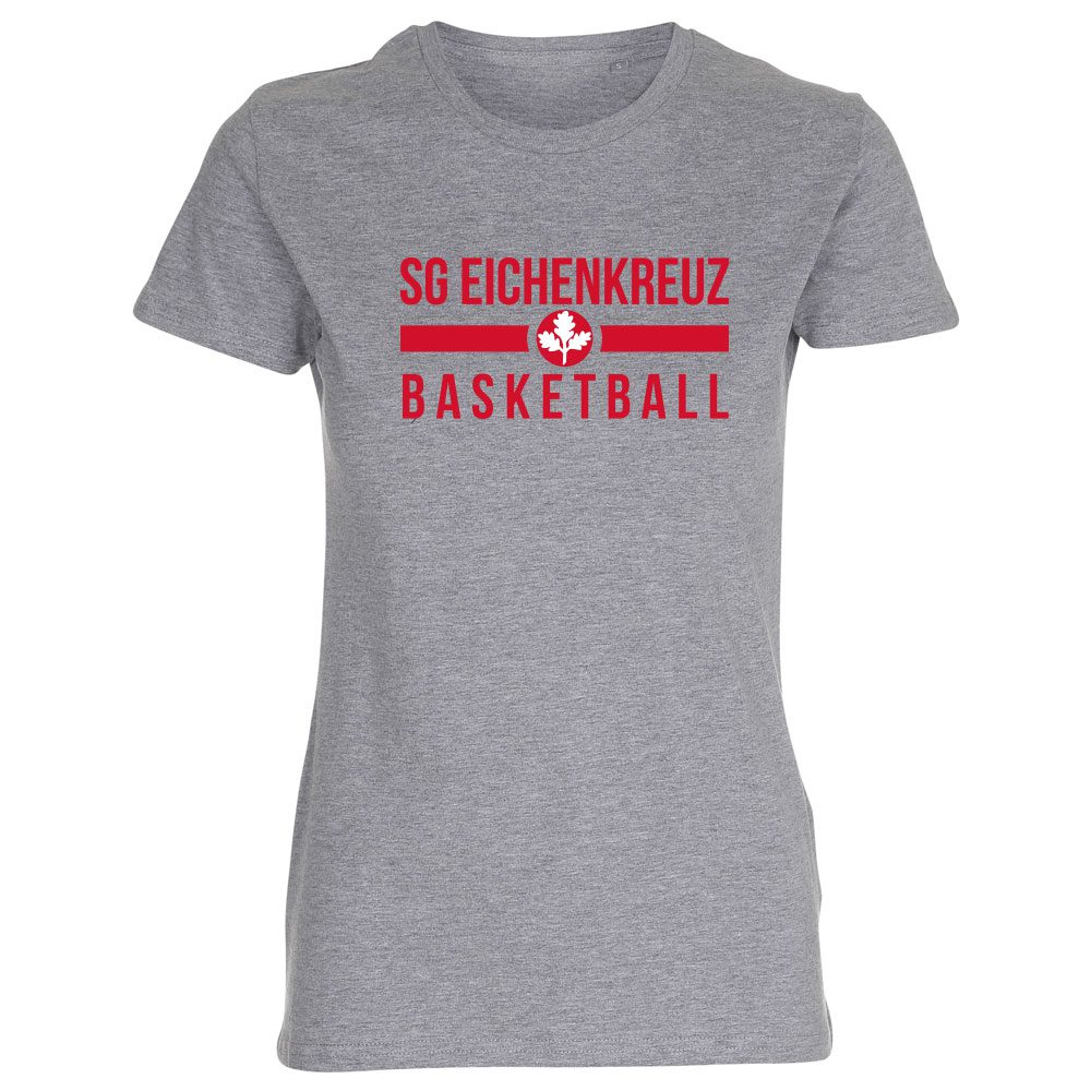 Eichenkreuz City Basketball Lady Fitted Shirt grau