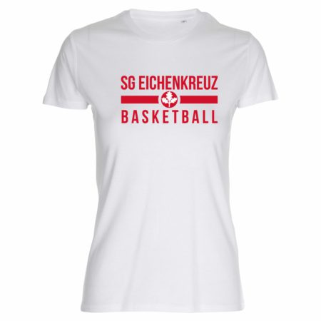 Eichenkreuz City Basketball Lady Fitted Shirt weiß