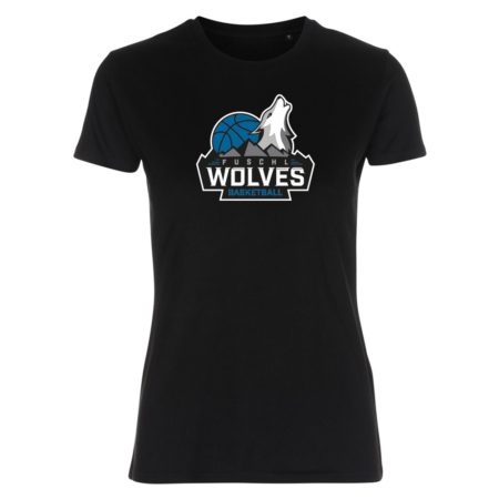 Fuschl Wolves Lady Fitted Shirt schwarz