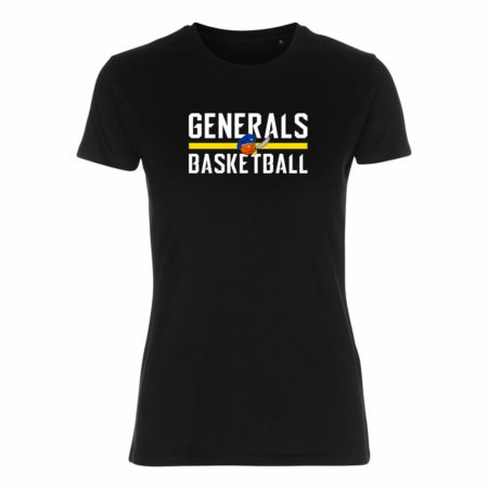 Generals Basketball Girls Shirt schwarz