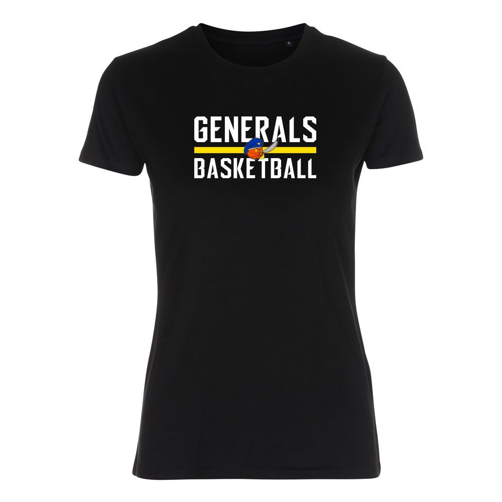 Generals Basketball Girls Shirt schwarz