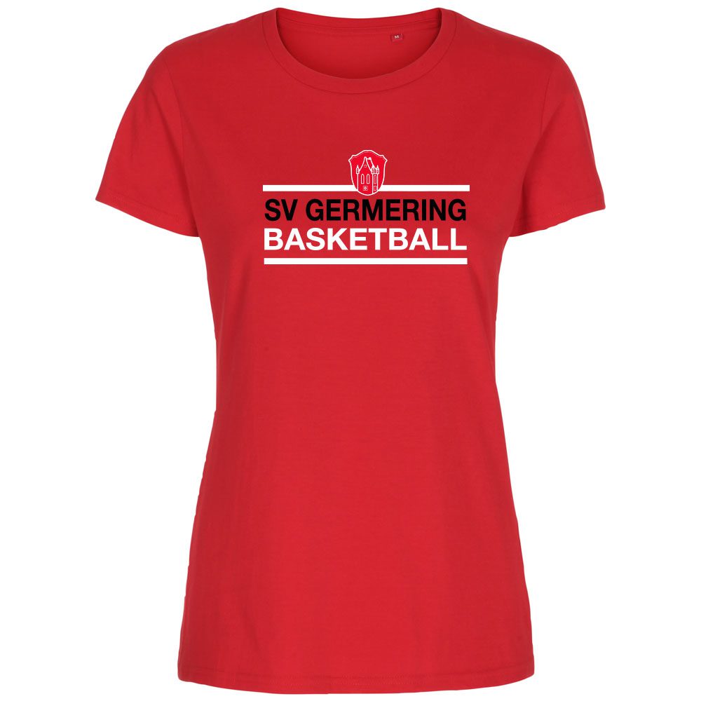 Germering Basketball Lady Fitted Shirt rot