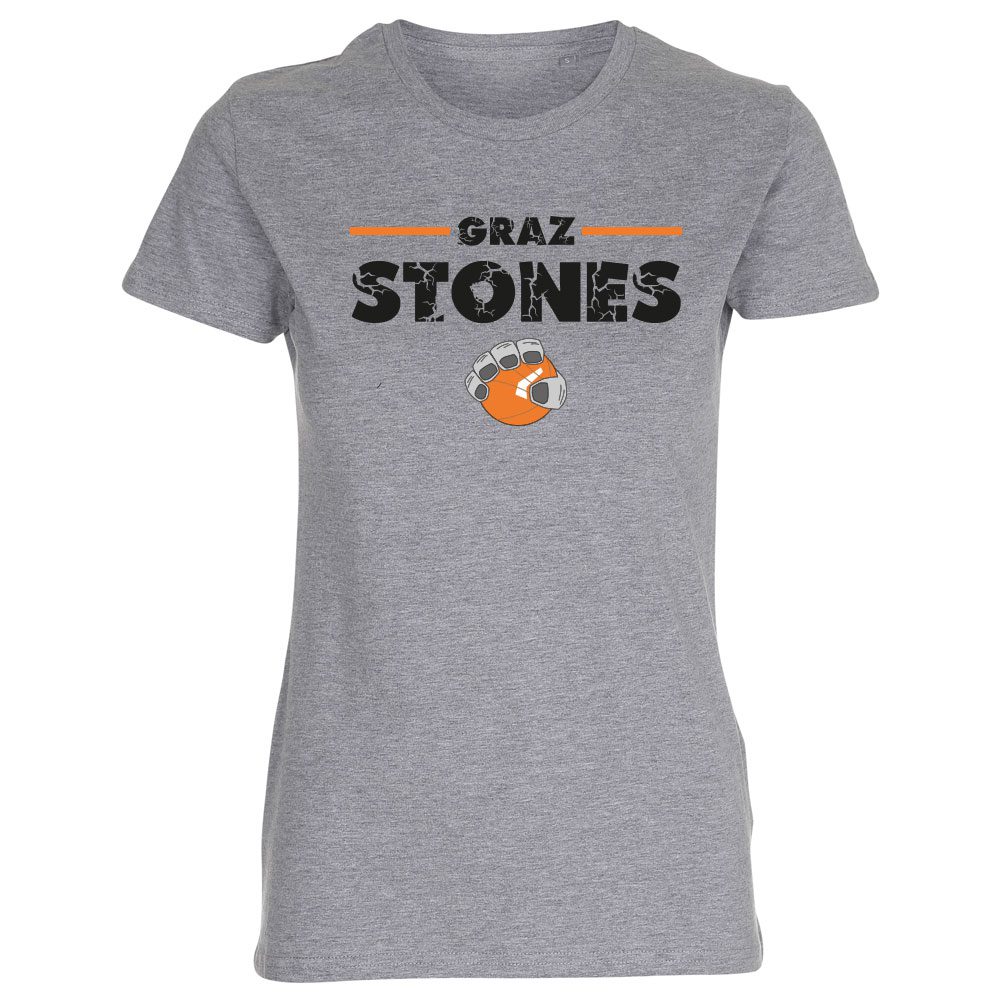 Graz Stones Lady Fitted Shirt grau