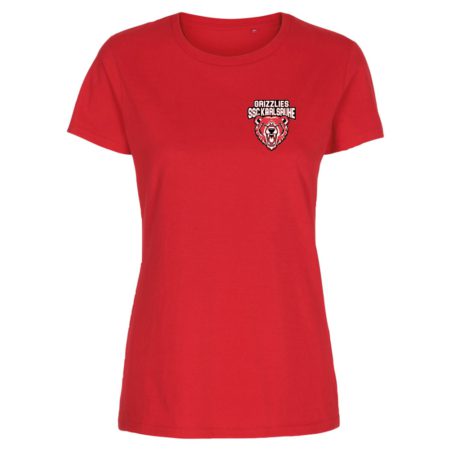 Grizzlies SSC Karlsruhe Klein Lady Fitted Shirt rot
