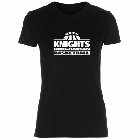 Knights Burghausen Basketball Lady Fitted Shirt schwarz