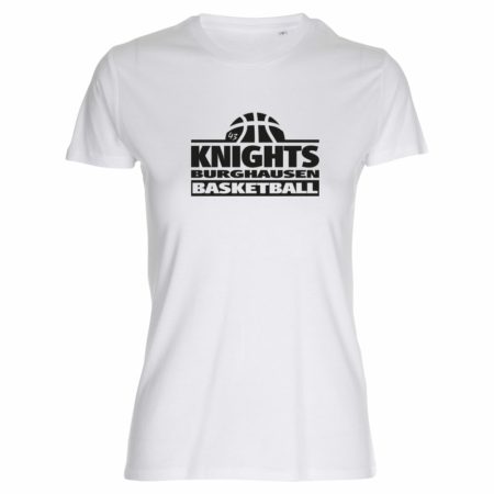Knights Burghausen Basketball Lady Fitted Shirt weiß
