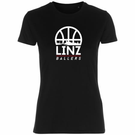 Linz Ballers Girls Shirt schwarz