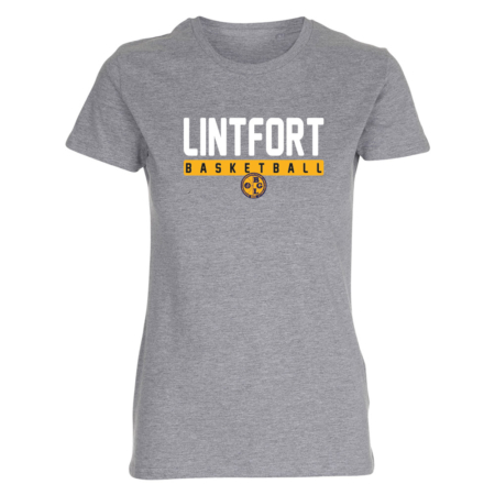 Lintfort Basketball Lady Fitted Shirt grau