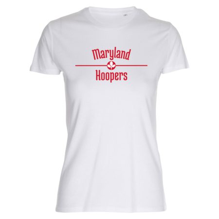 Maryland Hoopers Karlsruhe Lady Fitted Shirt weiß