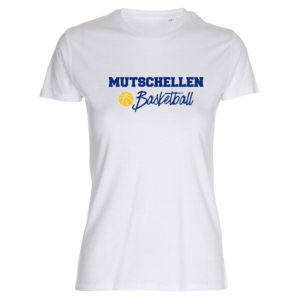 Mutschellen Basketball Lady Fitted Shirt weiß