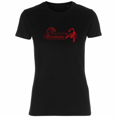 Plattling Scorpions Lady Fitted Shirt schwarz