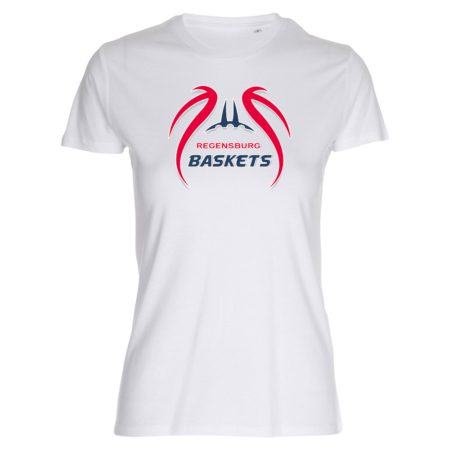 Regensburg Baskets Lady Fitted Shirt weiß