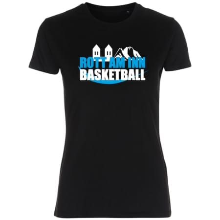 ASV Rott am Inn Basketball Lady Fitted Shirt schwarz