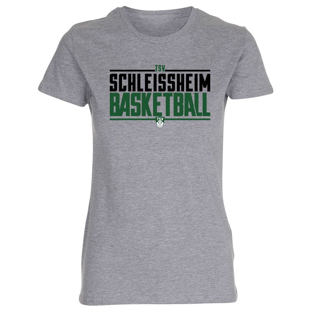 Schleissheim City Basketball Lady Fitted Shirt grau