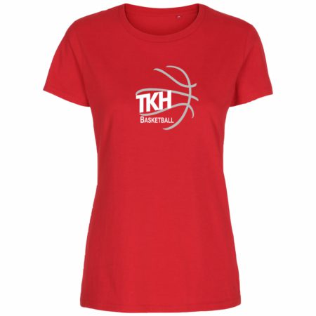 TKH Basketball Lady Fitted Shirt rot