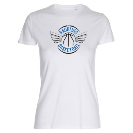 TuS Raubling Basketball Lady Fitted Shirt weiß