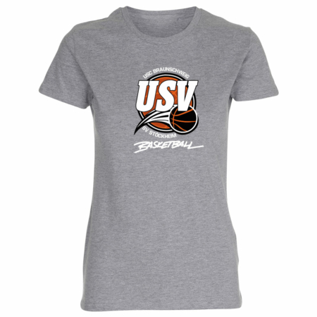 USV Basketball Lady Fitted Shirt grau