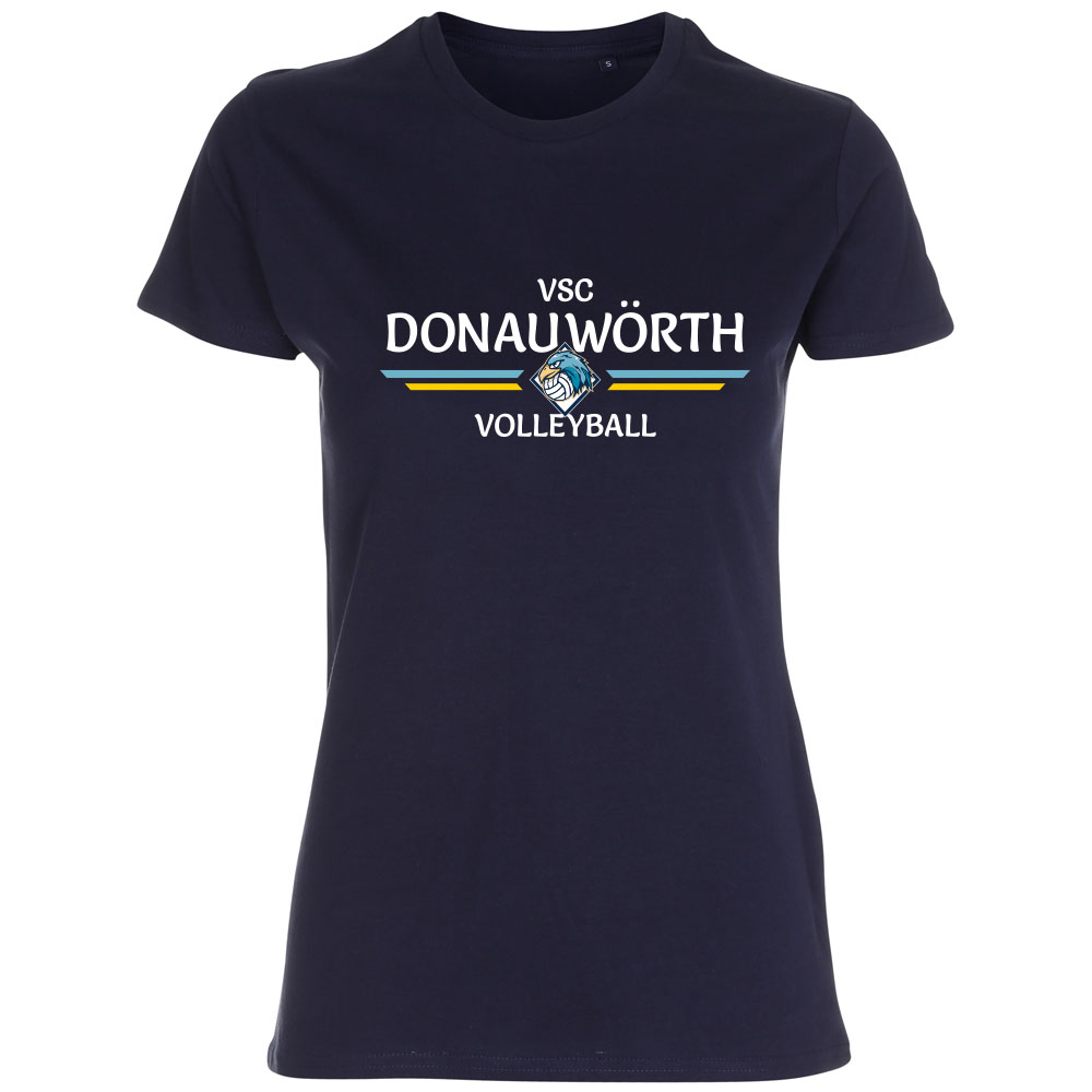 VSC Donauwörth Volleyball Lady Fitted Shirt navy