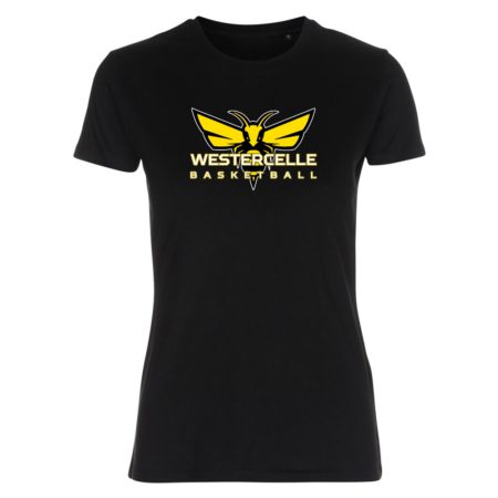 Westercelle Basketball Lady Fitted Shirt schwarz