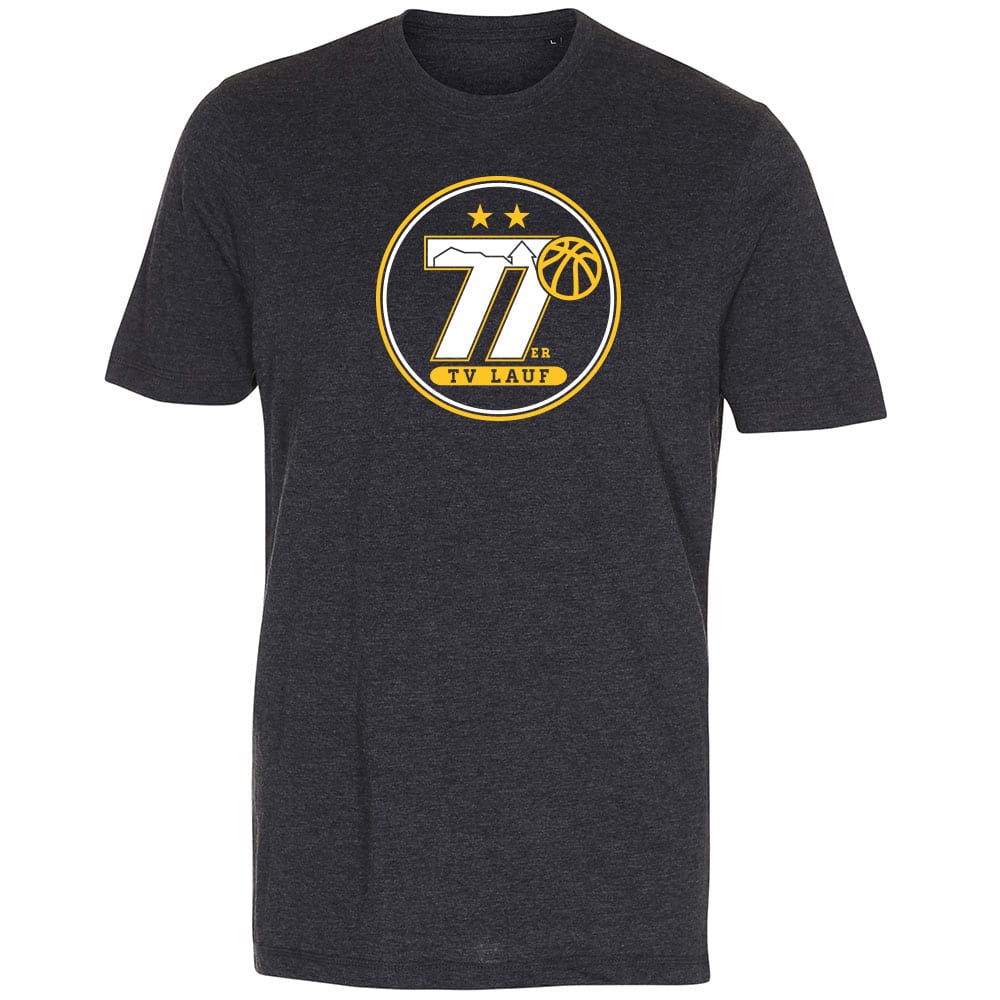 77er TV Lauf T-Shirt anthrazit