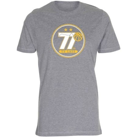 77er TV Lauf T-Shirt grau