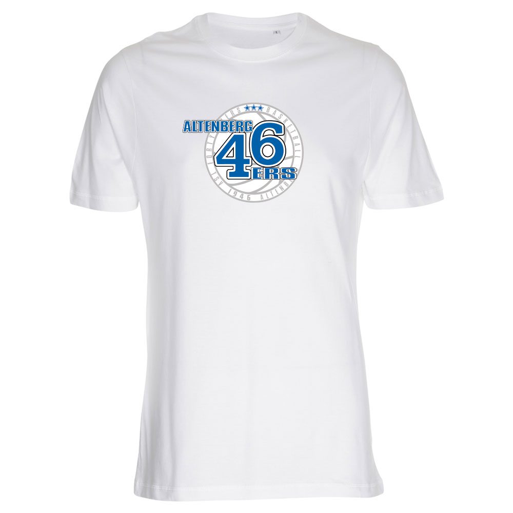 – T-Shirt Basketball weiß Altenberg FOR THREE 46ers 43