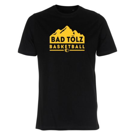 Bad Tölz Basketball Berge T-Shirt schwarz