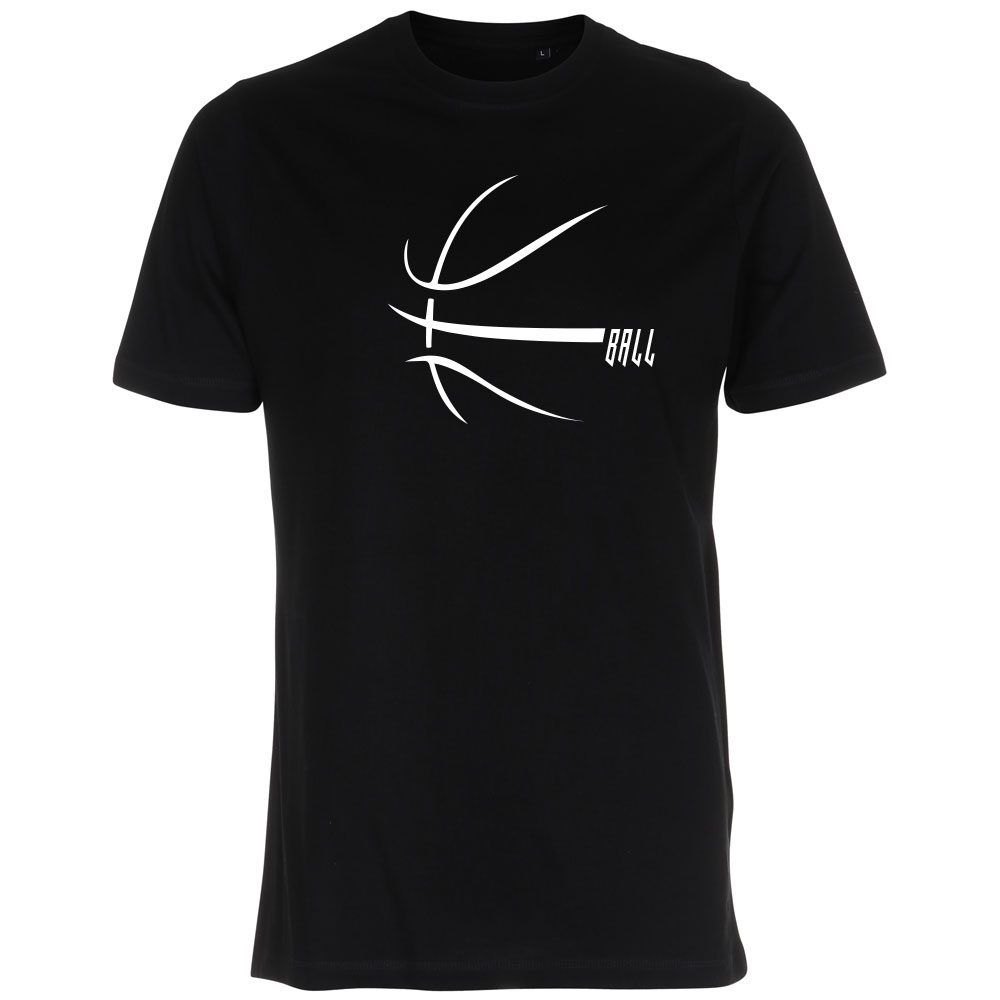 Basketball T-Shirt schwarz