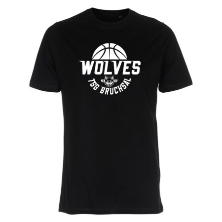 Wolves Bruchsal City Basketball T-Shirt schwarz