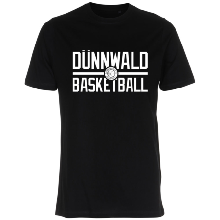 Dünnwald City Basketball T-Shirt schwarz