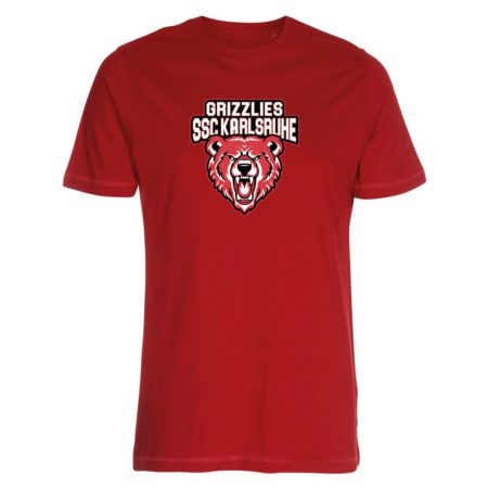Grizzlies SSC Karlsruhe T-Shirt rot