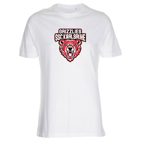Grizzlies SSC Karlsruhe T-Shirt weiß