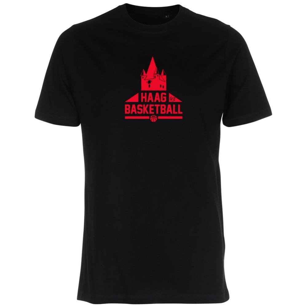 Haag Basketball T-Shirt schwarz